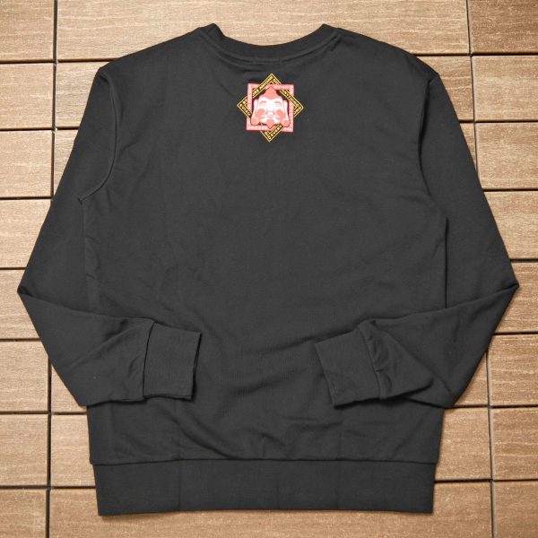 evisu black basic long sleeve shirt