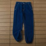 evisu blue denim pants