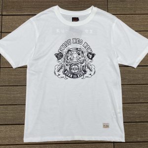 evisu born to ride white shirt