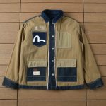 evisu brown denim jacket