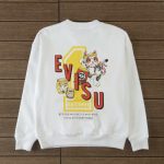 evisu cats white sweatshirt