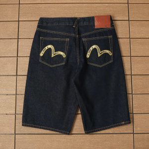 evisu denim shorts