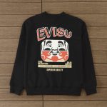 evisu did everything black sweatshirt