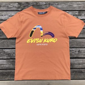 evisu kuro orange shirt