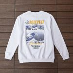 evisu kuro sea white sweatshirt