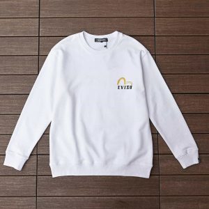 evisu kuro sea white sweatshirt