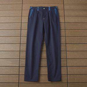 evisu logo blue pants