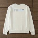 evisu logo white basic sweatshirt