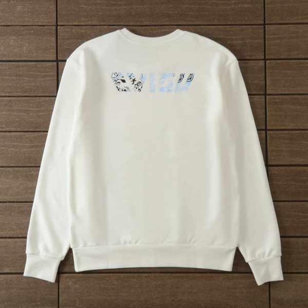 evisu logo white basic sweatshirt