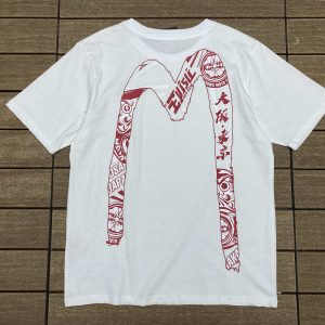 evisu logo white shirt