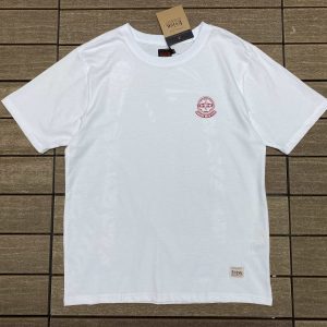 evisu logo white shirt