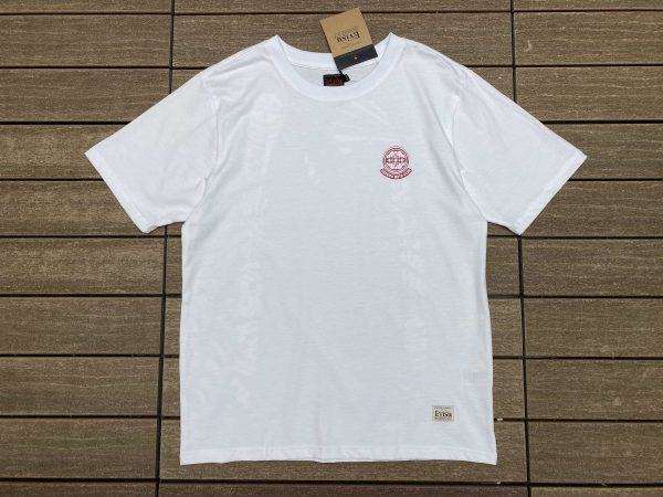 evisu logo white shirt