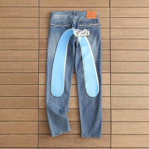 evisu sky blue jeans