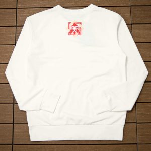 evisu white basic long sleeve