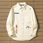 evisukuro off white button shirt