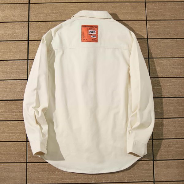 evisukuro off white button shirt